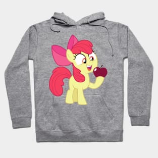 Apple Bloom with an apple Hoodie